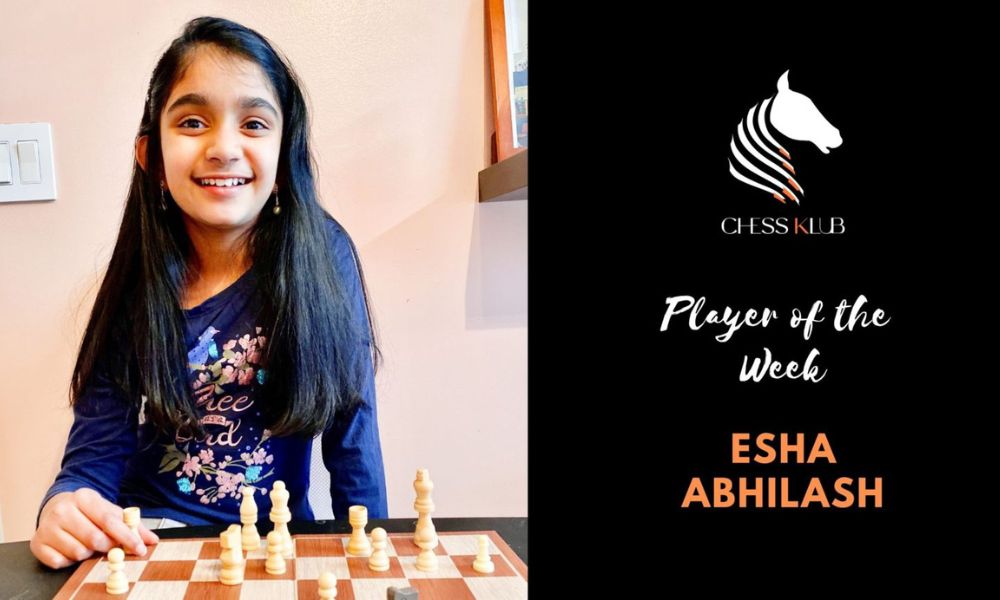 Esha Abhilash – Champion of The Week