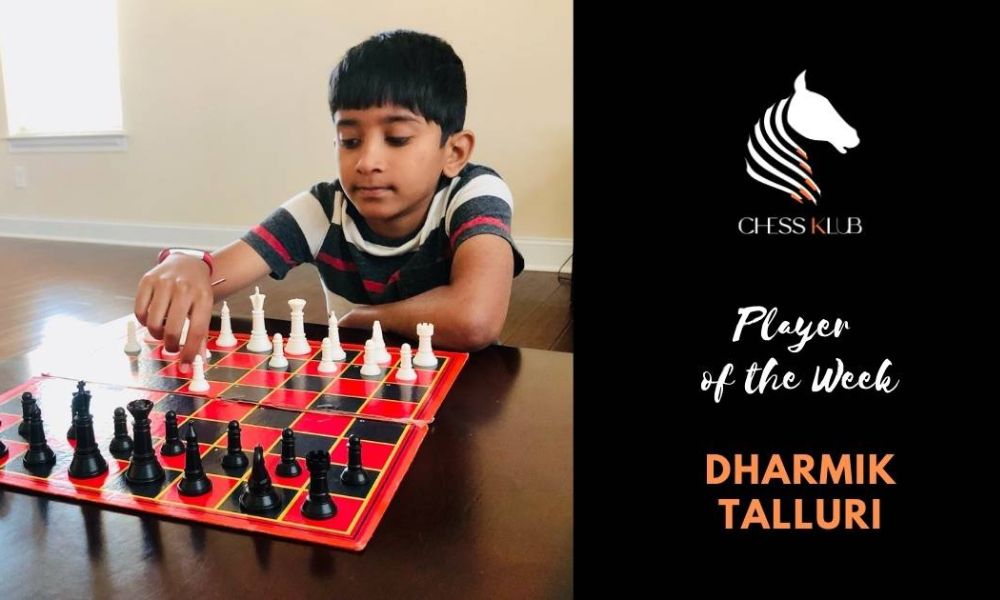 Dharmik Talluri – Champion of the Week