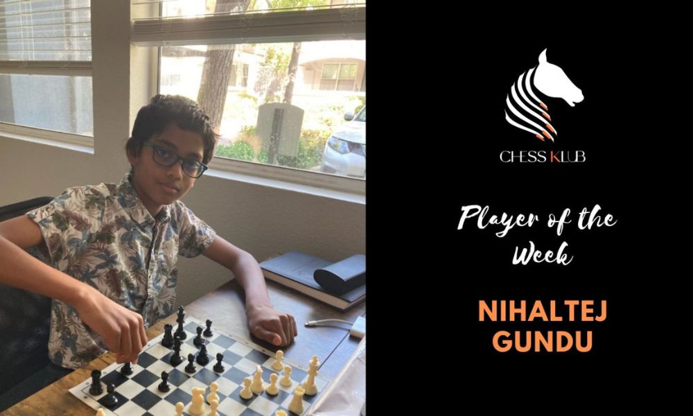 Nihaltej Gundu – Winner of the Week