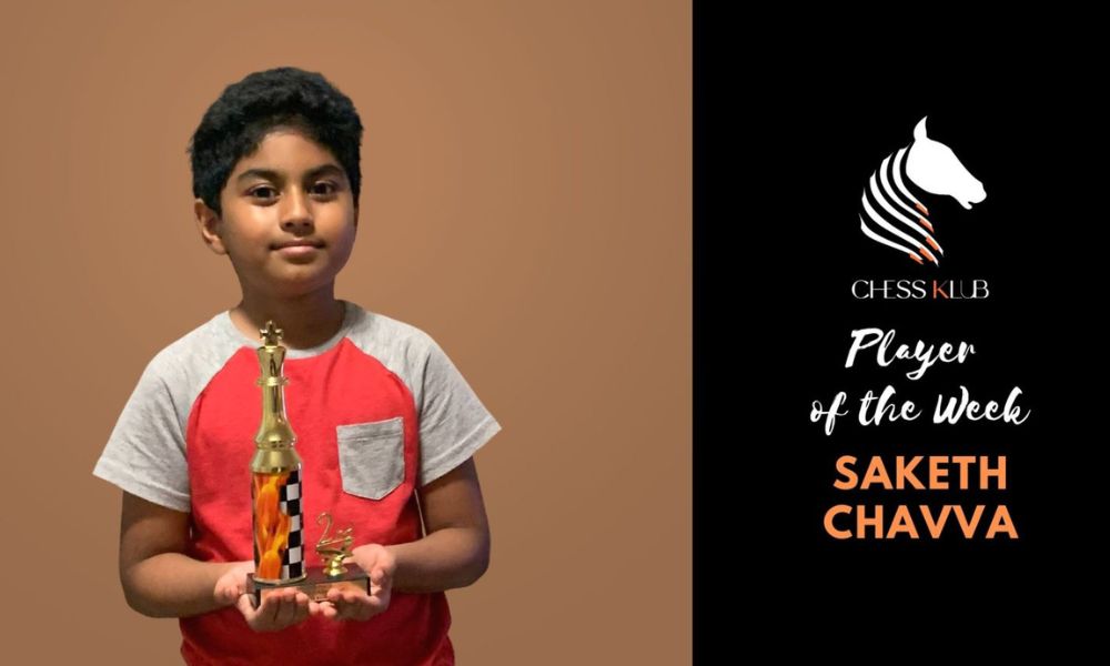 Saket Chavva – Champion of the Past Week