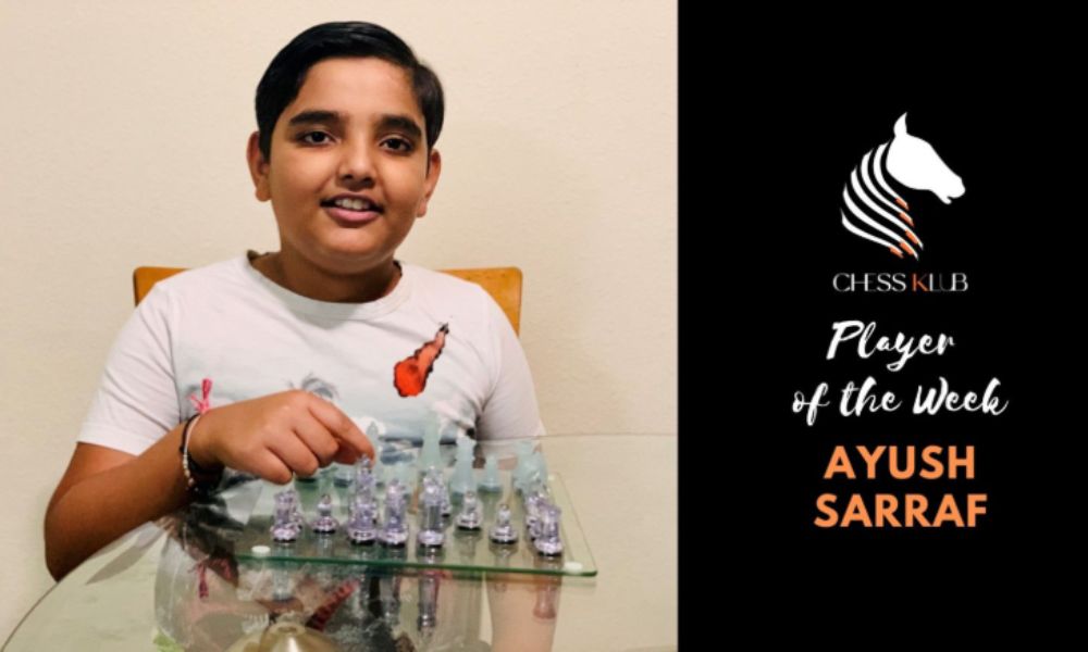 Ayush Sarraf – Champion of The Week