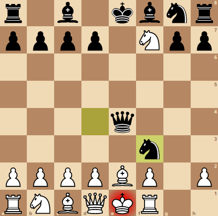 Smothered Mate - Italian Game Opening