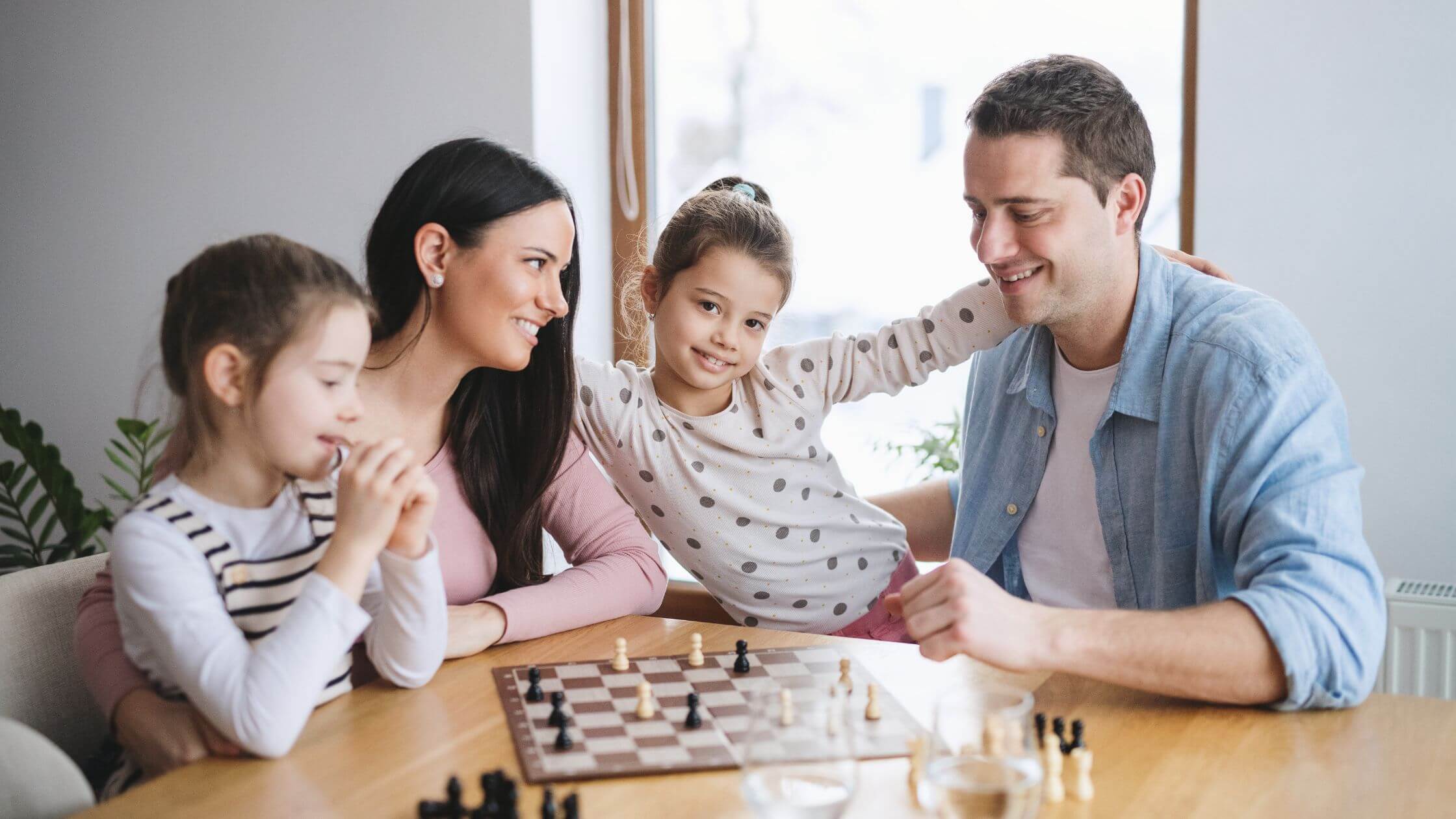 Playing chess with family