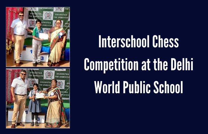 Interschool Chess Competition at the Delhi World Public School