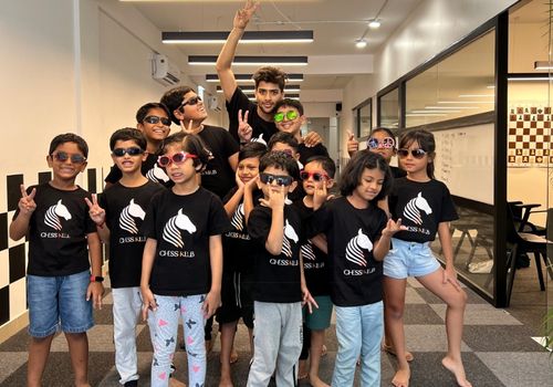 Children enjoying the fun environment at CHESS KLUB, Bengaluru