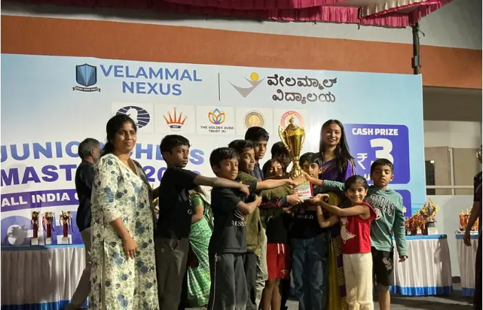 CHESS KLUB Ananth Nagar Named “Best Academy” at All India Open FIDE Rated Tournament