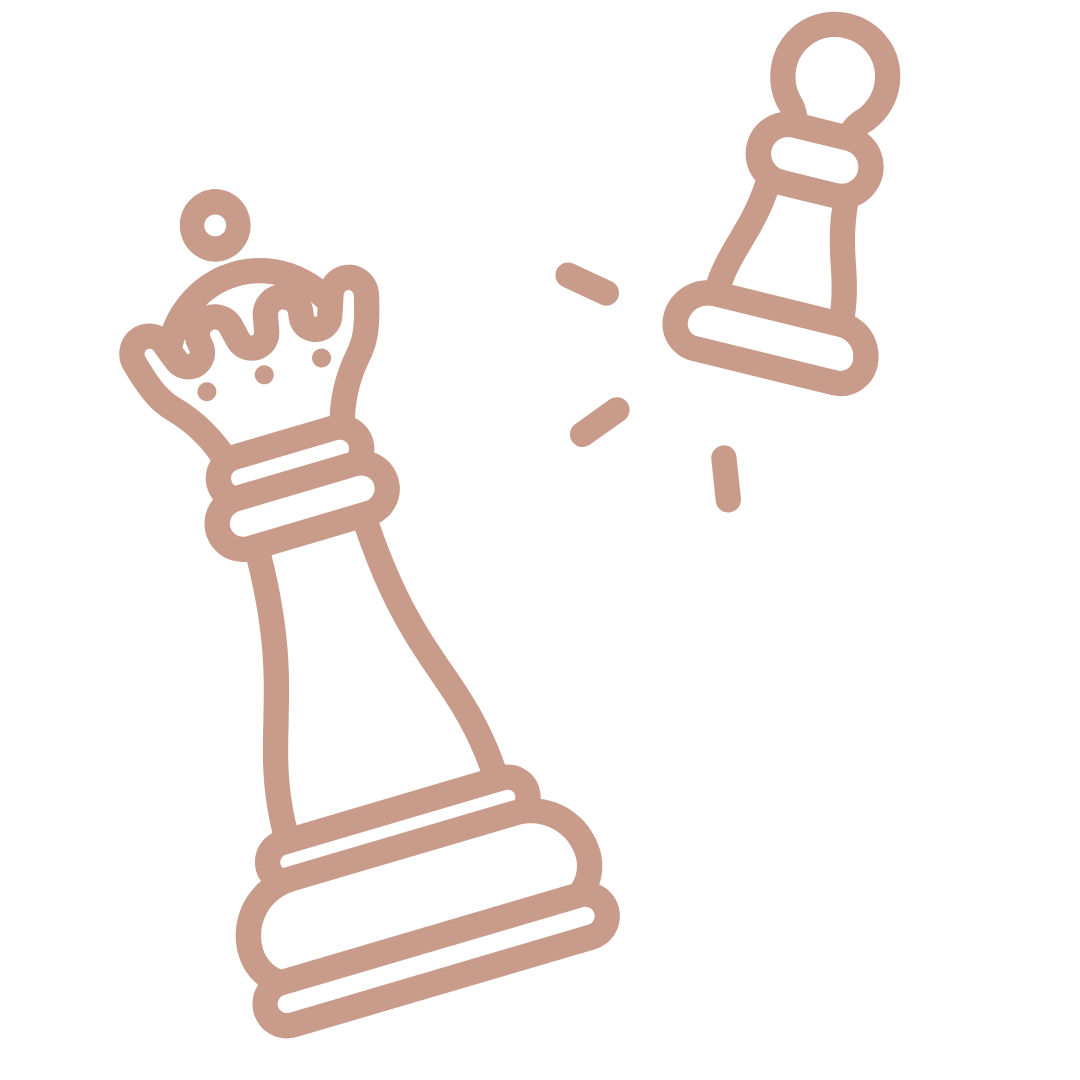 Illustration of chess pieces